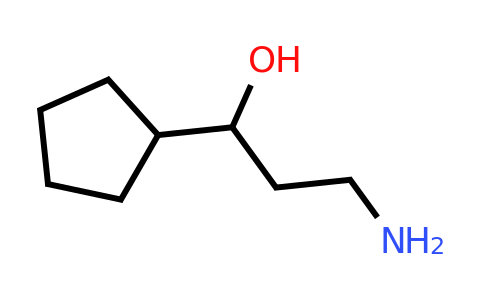 3-Amino-1-cyclopentylpropan-1-ol
