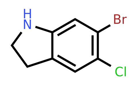 1369237-21-7 | 6-Bromo-5-chloro-2,3-dihydro-1H-indole