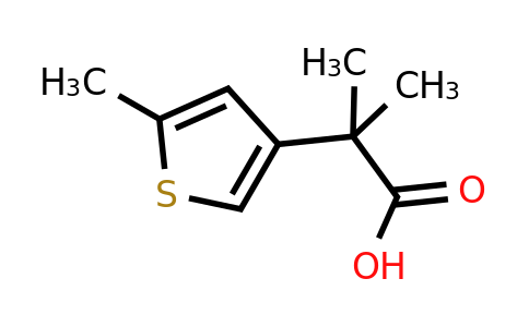 1369238-28-7 | 2-Methyl-2-(5-methylthiophen-3-yl)propanoic acid