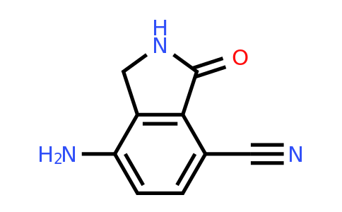 1370467-87-0 | 7-amino-3-oxo-isoindoline-4-carbonitrile