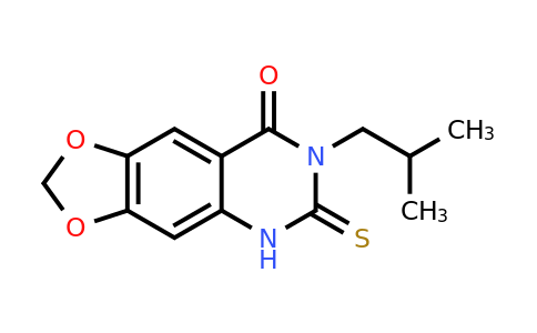1370595-03-1 | 7-Isobutyl-6-thioxo-6,7-dihydro-[1,3]dioxolo[4,5-g]quinazolin-8(5H)-one