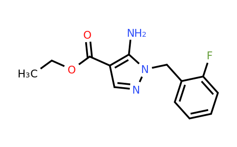 Ethyl 5-amino-1-(2-fluorobenzyl)-1H-pyrazole-4-carboxylate