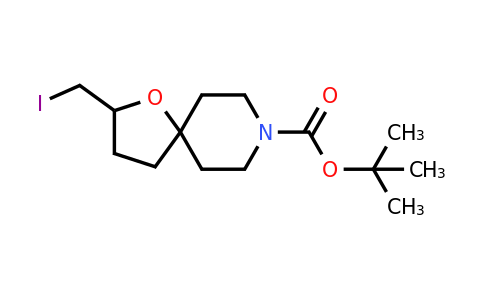 tert-Butyl 2-(iodomethyl)-1-oxa-8-azaspiro[4.5]decane-8-carboxylate