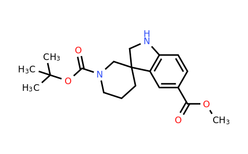 1373029-19-6 | 1'-(Tert-butyl) 5-methyl spiro[indoline-3,3'-piperidine]-1',5-dicarboxylate