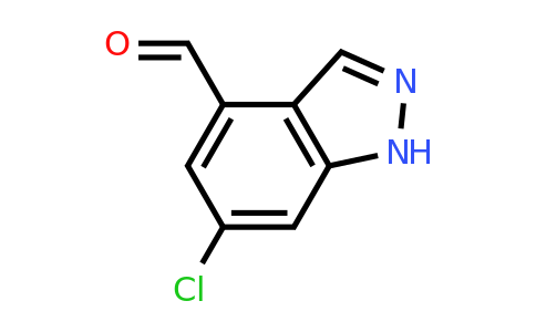 1373223-78-9 | 6-Chloro-1H-indazole-4-carbaldehyde