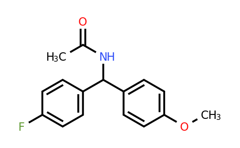 1373233-45-4 | N-[(4-Fluorophenyl)(4-methoxyphenyl)methyl]acetamide
