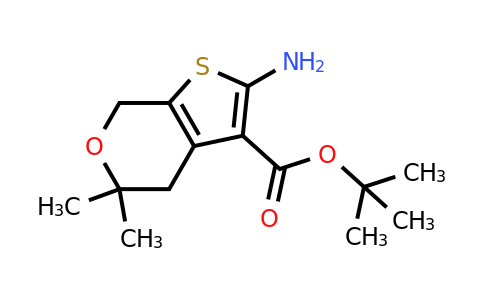 1373496-97-9 | tert-Butyl 2-amino-5,5-dimethyl-4,7-dihydro-5H-thieno[2,3-c]pyran-3-carboxylate