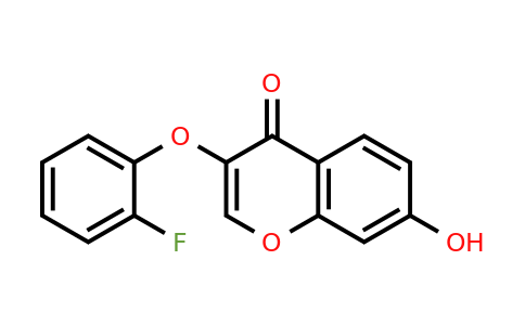 137374-74-4 | 3-(2-Fluorophenoxy)-7-hydroxy-4H-1-benzopyran-4-one