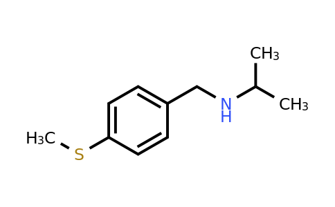 {[4-(Methylsulfanyl)phenyl]methyl}(propan-2-yl)amine