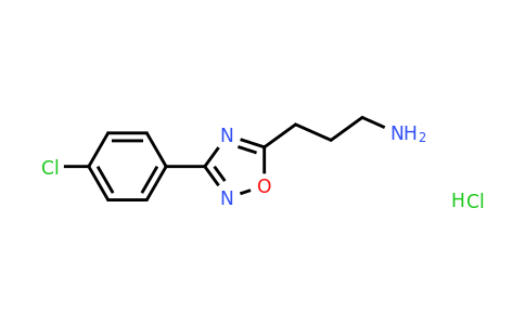 1374407-72-3 | 3-(3-(4-Chlorophenyl)-1,2,4-oxadiazol-5-yl)propan-1-amine hydrochloride