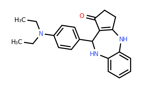 1374509-51-9 | 10-(4-(Diethylamino)phenyl)-3,4,9,10-tetrahydrobenzo[b]cyclopenta[e][1,4]diazepin-1(2H)-one