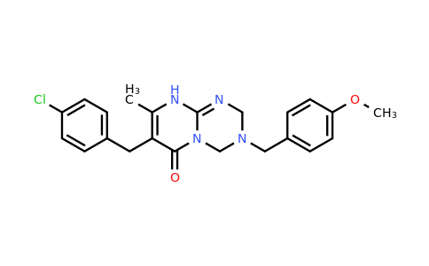 1374509-74-6 | 7-(4-Chlorobenzyl)-3-(4-methoxybenzyl)-8-methyl-2,3,4,9-tetrahydro-6H-pyrimido[1,2-a][1,3,5]triazin-6-one