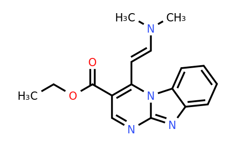 1374510-77-6 | Ethyl (E)-4-(2-(dimethylamino)vinyl)benzo[4,5]imidazo[1,2-a]pyrimidine-3-carboxylate