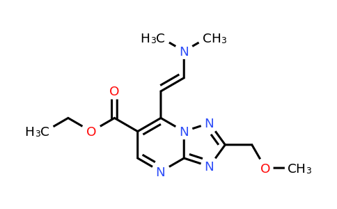 1374510-83-4 | Ethyl (E)-7-(2-(dimethylamino)vinyl)-2-(methoxymethyl)-[1,2,4]triazolo[1,5-a]pyrimidine-6-carboxylate