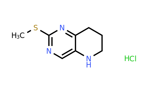 1375064-63-3 | 2-(Methylthio)-5,6,7,8-tetrahydropyrido[3,2-d]pyrimidine hydrochloride