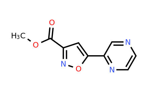 1375064-69-9 | Methyl 5-(pyrazin-2-yl)isoxazole-3-carboxylate