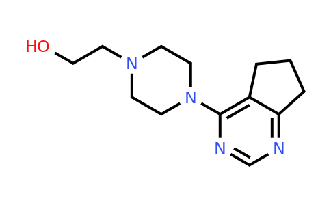 1375166-39-4 | 2-(4-(6,7-Dihydro-5h-cyclopenta[d]pyrimidin-4-yl)piperazin-1-yl)ethan-1-ol