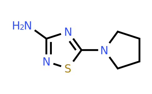 1375471-63-8 | 5-(Pyrrolidin-1-yl)-1,2,4-thiadiazol-3-amine