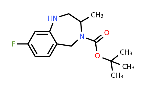 1375472-29-9 | Tert-butyl 8-fluoro-3-methyl-2,3,4,5-tetrahydro-1h-1,4-benzodiazepine-4-carboxylate