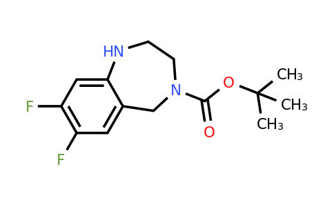 1375472-42-6 | Tert-butyl 7,8-difluoro-2,3,4,5-tetrahydro-1h-1,4-benzodiazepine-4-carboxylate