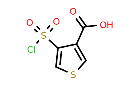 1375472-54-0 | 4-(Chlorosulfonyl)thiophene-3-carboxylic acid