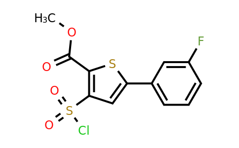 1375473-44-1 | Methyl 3-(chlorosulfonyl)-5-(3-fluorophenyl)thiophene-2-carboxylate