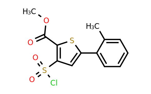 1375474-10-4 | Methyl 3-(chlorosulfonyl)-5-(o-tolyl)thiophene-2-carboxylate