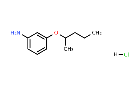 1375474-28-4 | 3-(Pentan-2-yloxy)aniline hydrochloride