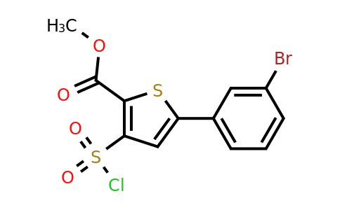 1375474-37-5 | Methyl 5-(3-bromophenyl)-3-(chlorosulfonyl)thiophene-2-carboxylate