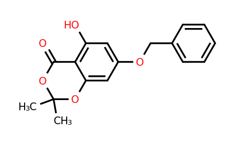 137571-74-5 | 7-(Benzyloxy)-5-hydroxy-2,2-dimethyl-4H-benzo[d][1,3]dioxin-4-one