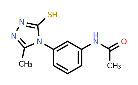 137582-02-6 | n-(3-(3-Mercapto-5-methyl-4h-1,2,4-triazol-4-yl)phenyl)acetamide