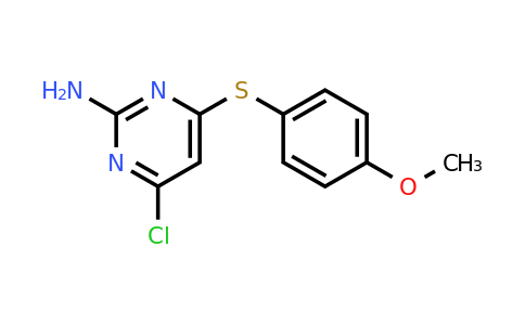 1375996-02-3 | 4-Chloro-6-((4-methoxyphenyl)thio)pyrimidin-2-amine