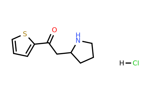 1376266-52-2 | 2-(Pyrrolidin-2-yl)-1-(thiophen-2-yl)ethan-1-one hydrochloride