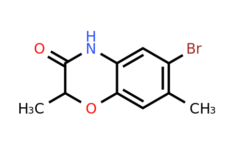 1376284-55-7 | 6-Bromo-2,7-dimethyl-3,4-dihydro-2h-1,4-benzoxazin-3-one