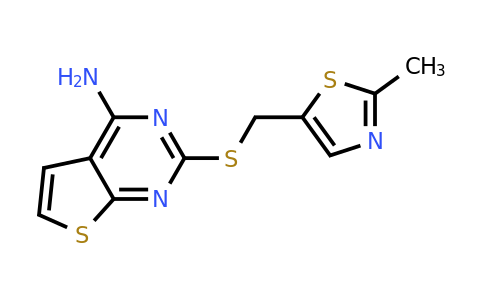 1376325-20-0 | 2-(((2-Methylthiazol-5-yl)methyl)thio)thieno[2,3-d]pyrimidin-4-amine