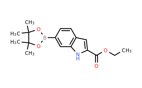 1376938-36-1 | Ethyl 6-(4,4,5,5-tetramethyl-1,3,2-dioxaborolan-2-yl)-1H-indole-2-carboxylate