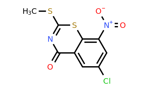 1377240-43-1 | 6-Chloro-2-(methylthio)-8-nitro-4H-benzo[e][1,3]thiazin-4-one