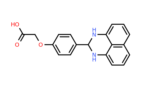1378255-25-4 | 2-[4-(2,3-dihydro-1h-perimidin-2-yl)phenoxy]acetic acid