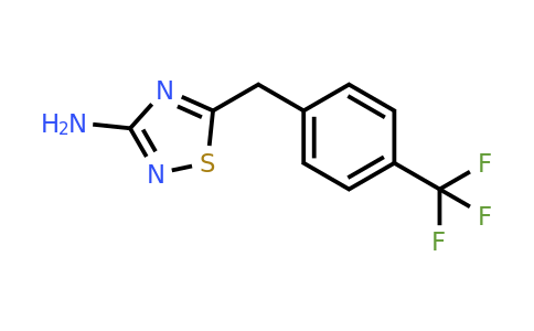 1378925-62-2 | 5-{[4-(trifluoromethyl)phenyl]methyl}-1,2,4-thiadiazol-3-amine