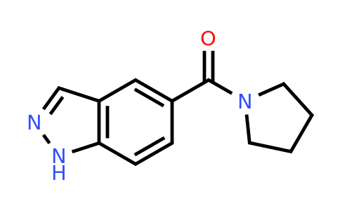 1379264-55-7 | 5-(Pyrrolidine-1-carbonyl)-1h-indazole