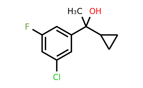1379357-86-4 | 1-(3-Chloro-5-fluorophenyl)-1-cyclopropylethan-1-ol