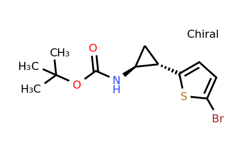 1379466-13-3 | tert-Butyl N-[(1S,2S)-rel-2-(5-bromothiophen-2-yl)cyclopropyl]carbamate