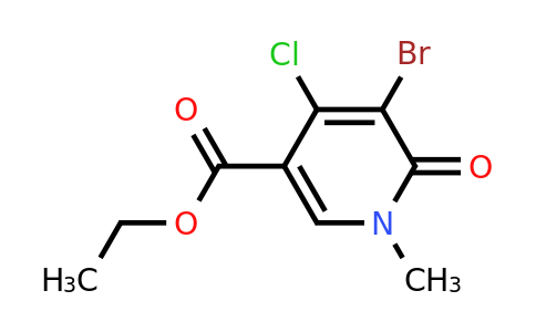 1379526-95-0 | Ethyl 5-bromo-4-chloro-1-methyl-6-oxo-1,6-dihydropyridine-3-carboxylate