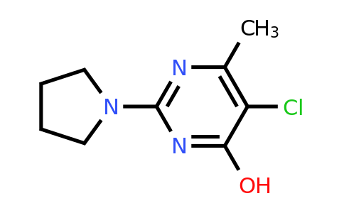1379811-45-6 | 5-Chloro-6-methyl-2-(pyrrolidin-1-yl)pyrimidin-4-ol