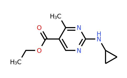 1379811-61-6 | Ethyl 2-(cyclopropylamino)-4-methylpyrimidine-5-carboxylate