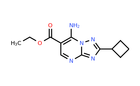 1379811-62-7 | Ethyl 7-amino-2-cyclobutyl[1,2,4]triazolo[1,5-a]pyrimidine-6-carboxylate