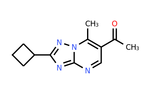 1379811-69-4 | 1-(2-Cyclobutyl-7-methyl-[1,2,4]triazolo[1,5-a]pyrimidin-6-yl)ethan-1-one