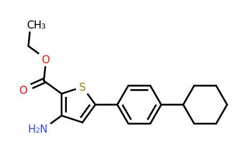 1379811-71-8 | Ethyl 3-amino-5-(4-cyclohexylphenyl)thiophene-2-carboxylate