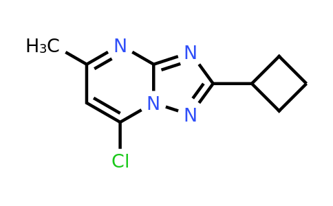1379811-78-5 | 7-Chloro-2-cyclobutyl-5-methyl-[1,2,4]triazolo[1,5-a]pyrimidine