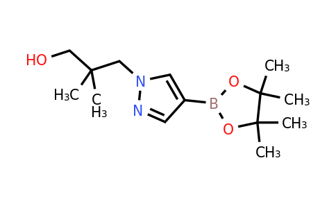 2,2-Dimethyl-3-(4-(4,4,5,5-tetramethyl-1,3,2-dioxaborolan-2-yl)-1H-pyrazol-1-yl)propan-1-ol